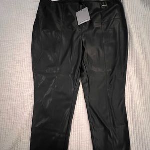 NWT pleather pants 3x
